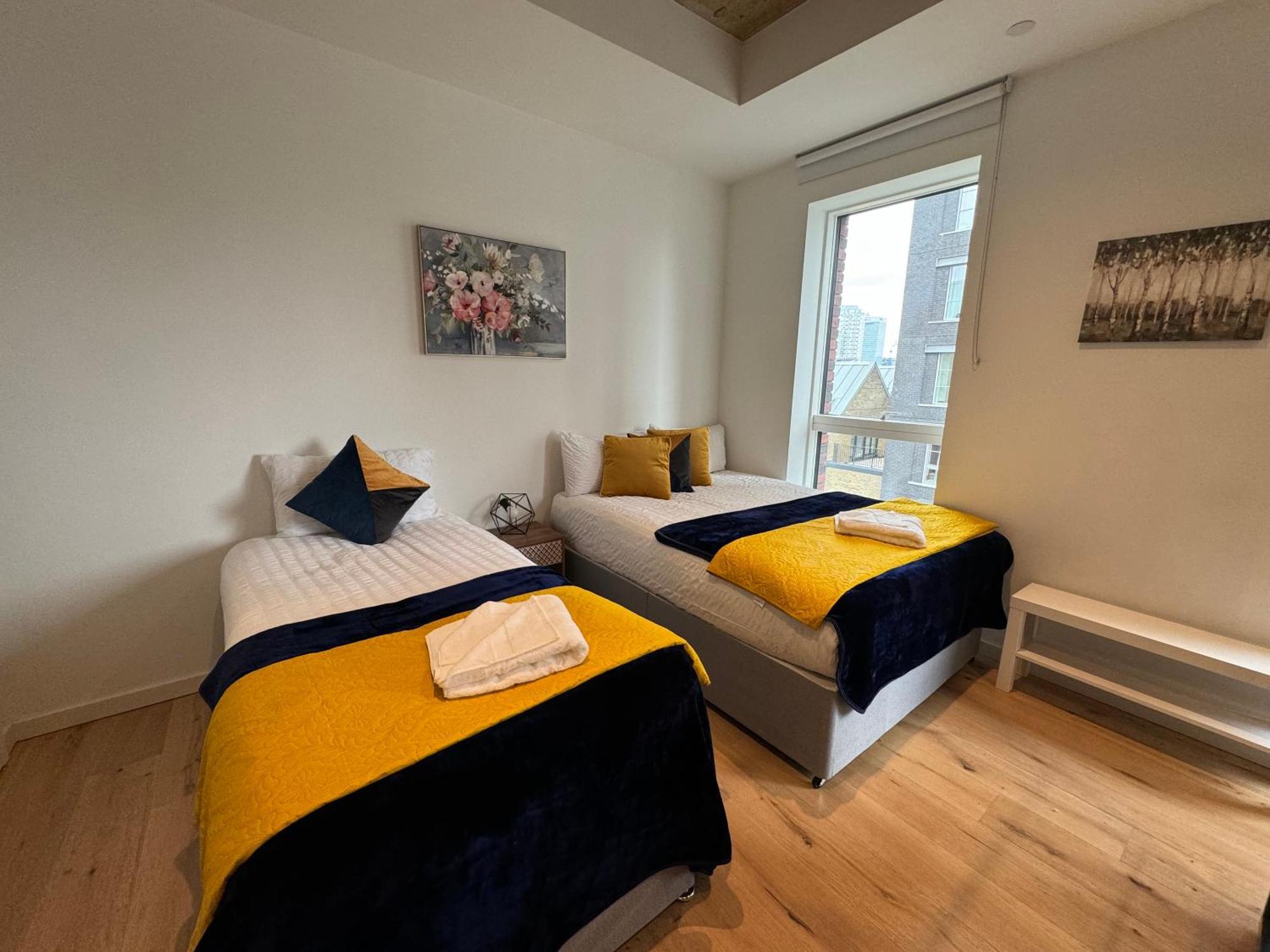 London Luxury Flat With Balcony, River View, O2 Arena, Excel, Canary Wharf, Station公寓 外观 照片