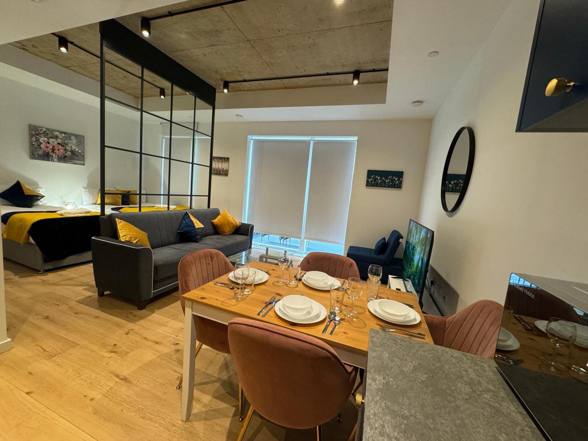 London Luxury Flat With Balcony, River View, O2 Arena, Excel, Canary Wharf, Station公寓 外观 照片